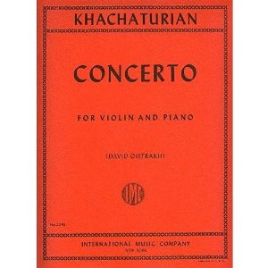 Khachaturian, Aram - Concerto for Violin and Piano - by David Oistrakh - International Music